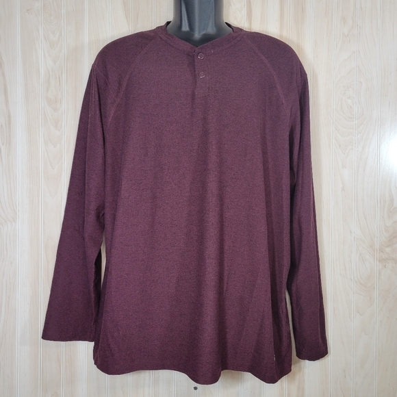 NordicTrack Men’s Long Sleeve Shirts - Blue & Purple, set of 2 - Picture 2 of 11